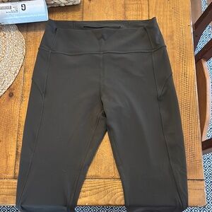 Lululemon leggings - dark green fast and free